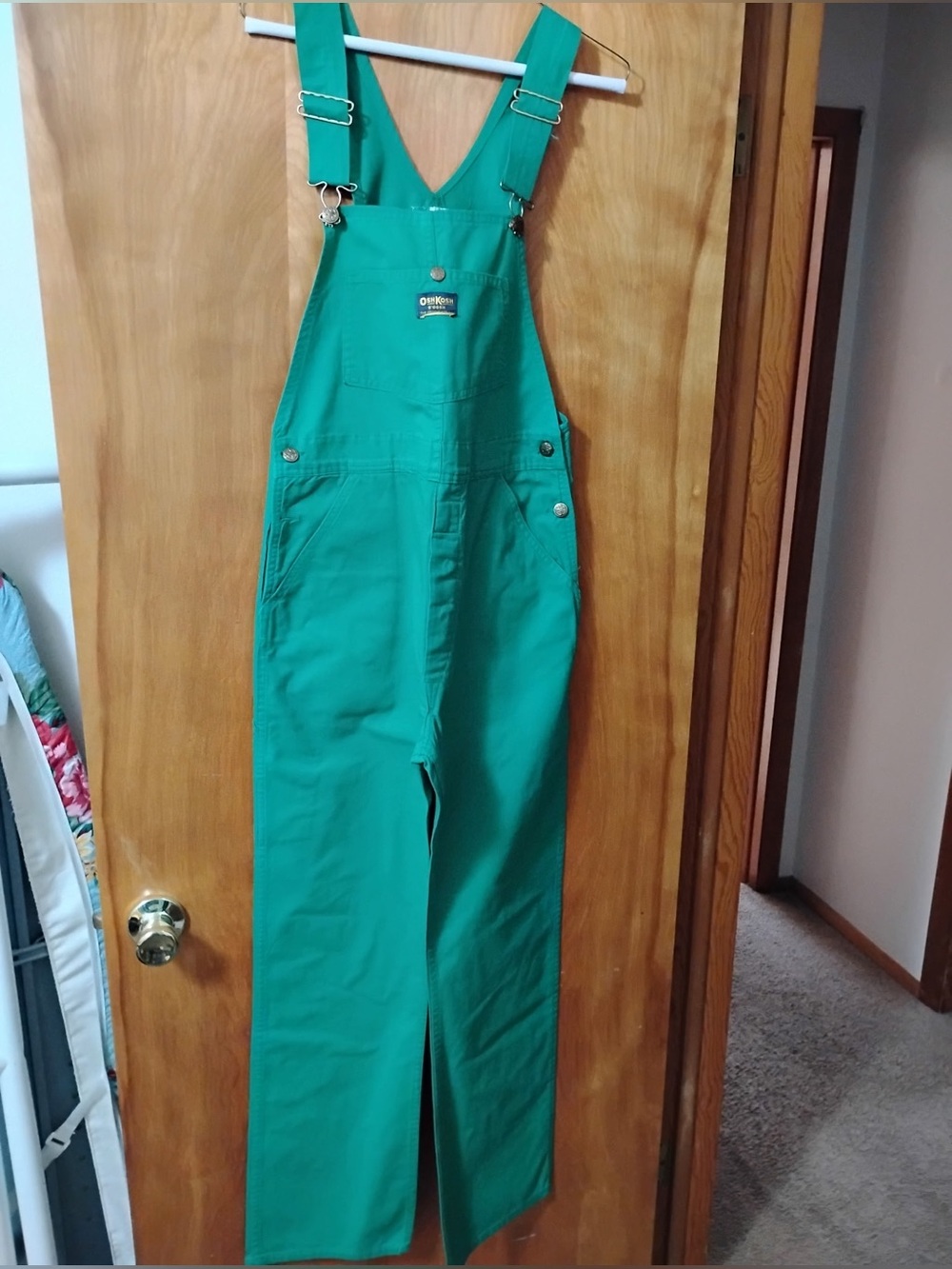Vintage NW/OT OshKosh B'gosh Emerald Green Women's Overalls